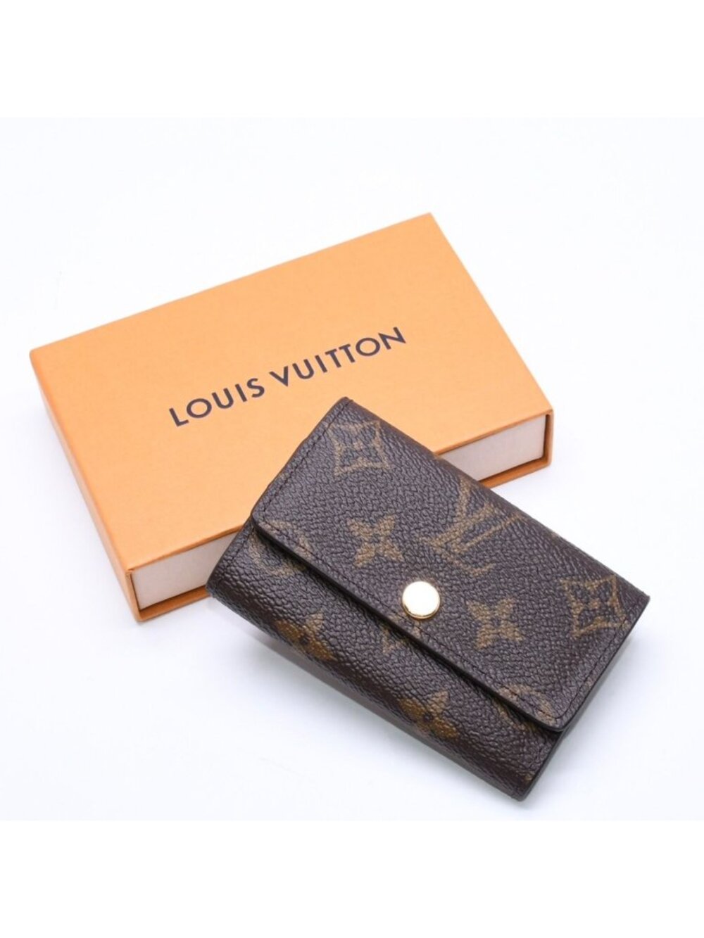 Louis Vuitton Multicles 6 Key Case Monogram Canvas Key Hook Key Holder